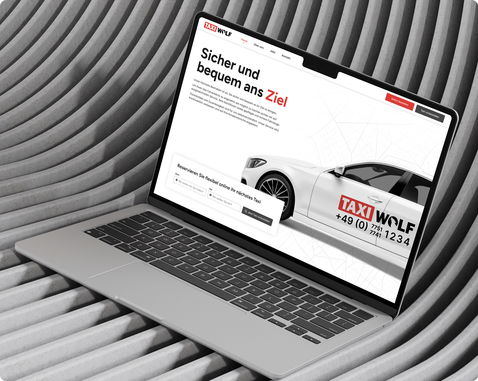 UX/UI redesign for taxi business